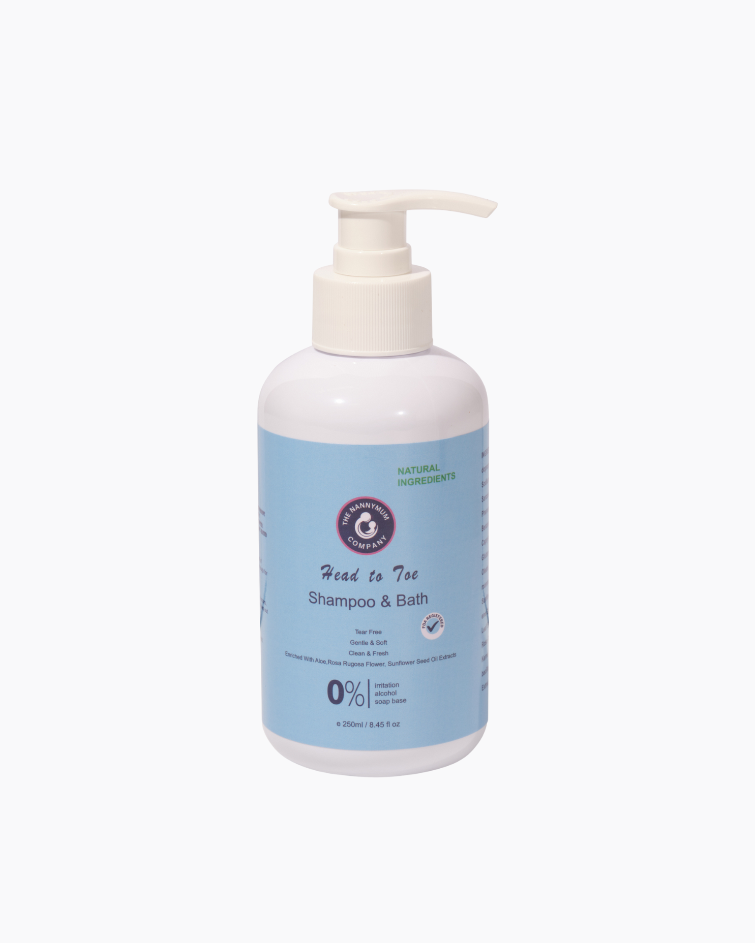 Tear-Free Plant-Based 2-in-1 Shampoo & Bath