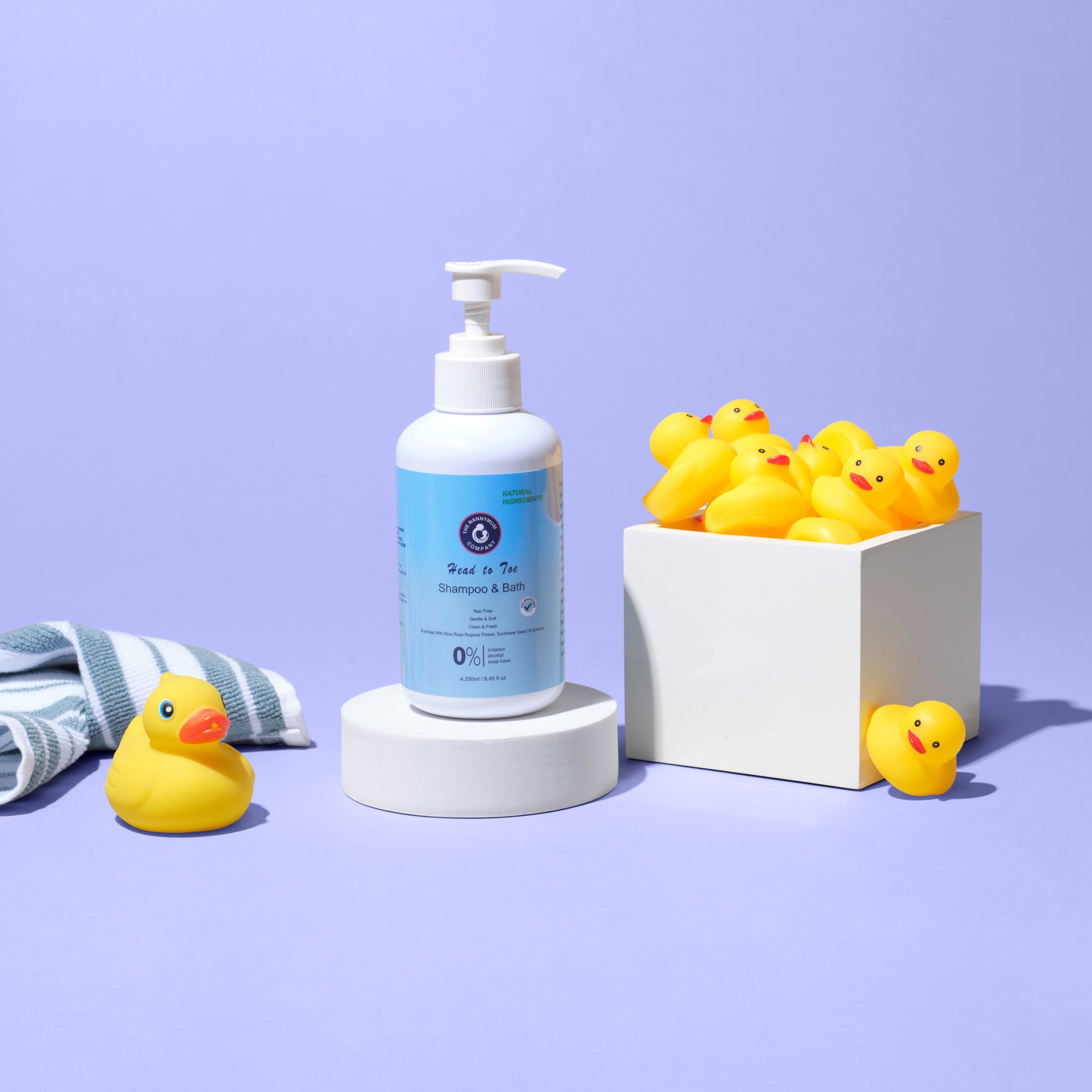 Tear-Free Plant-Based 2-in-1 Shampoo & Bath